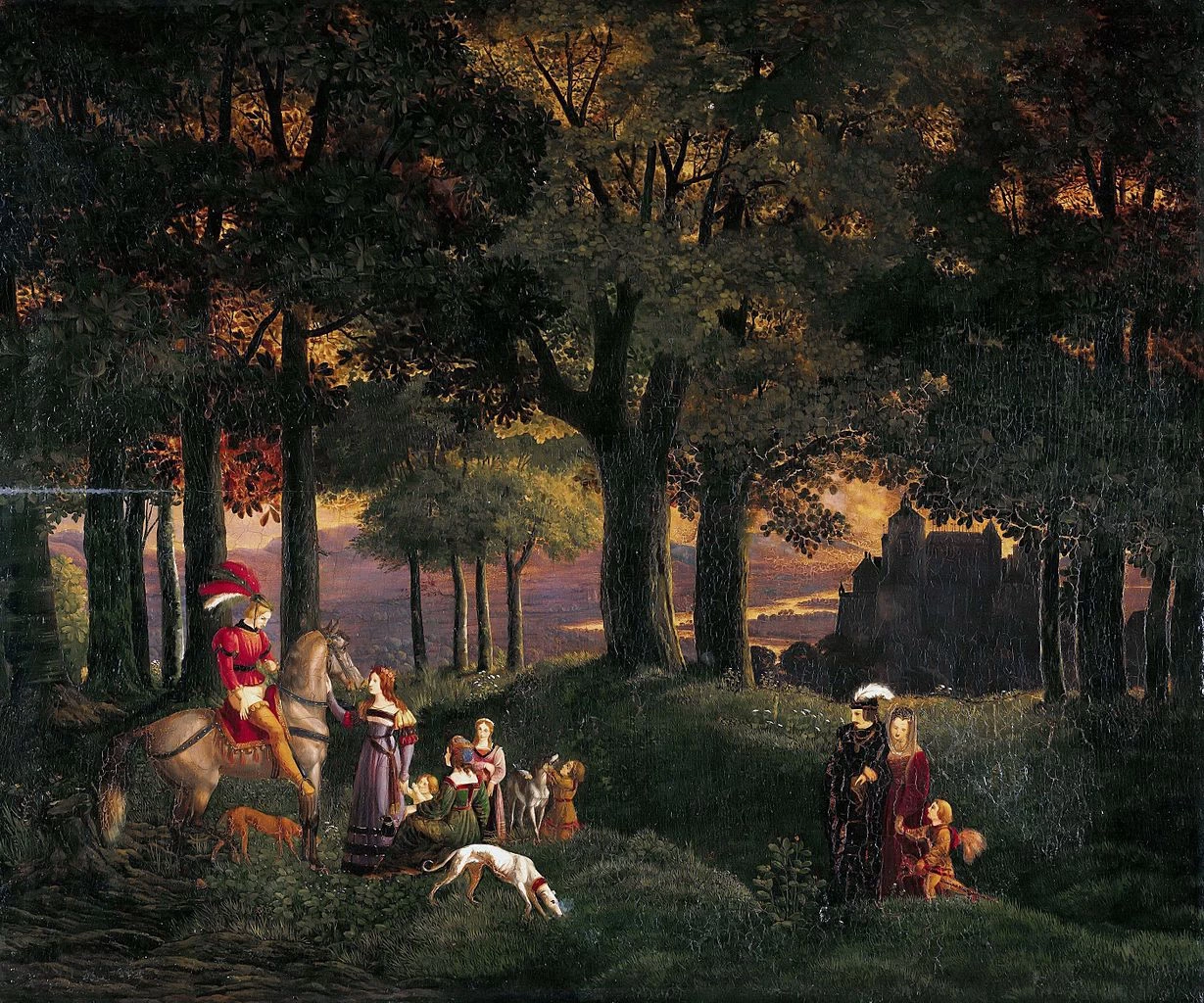 Carl Philipp Fohr - Il cavaliere perduto, Alte Nationalgalerie, Berlino